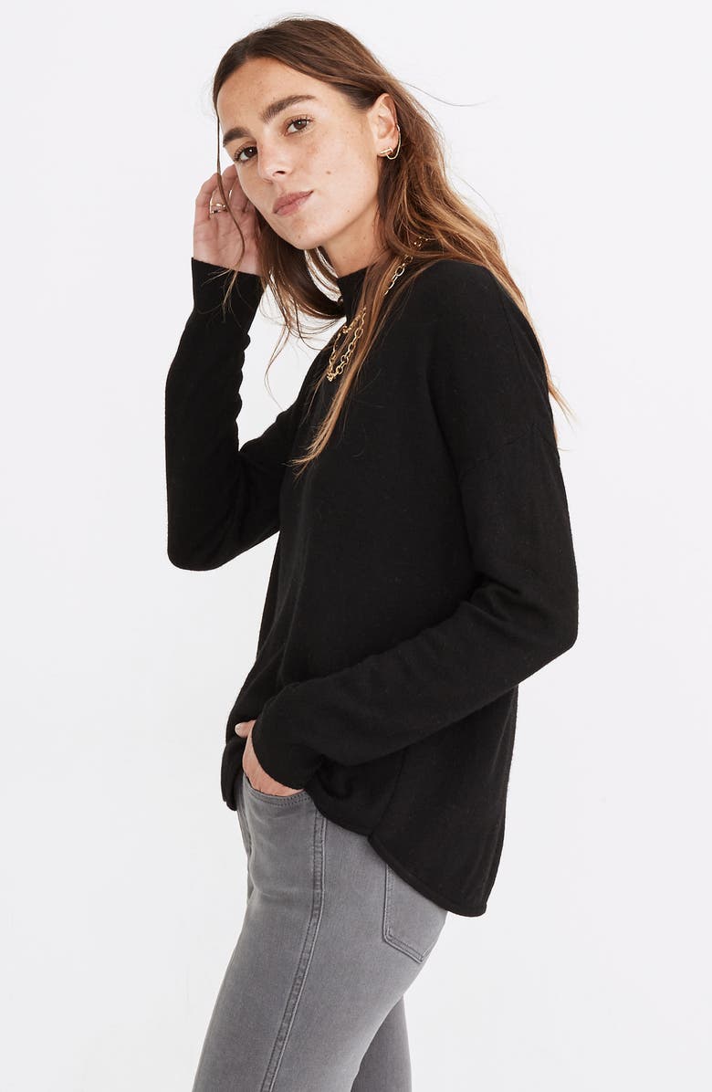 Madewell Ashbury Mock Neck Sweater, Alternate, color,
