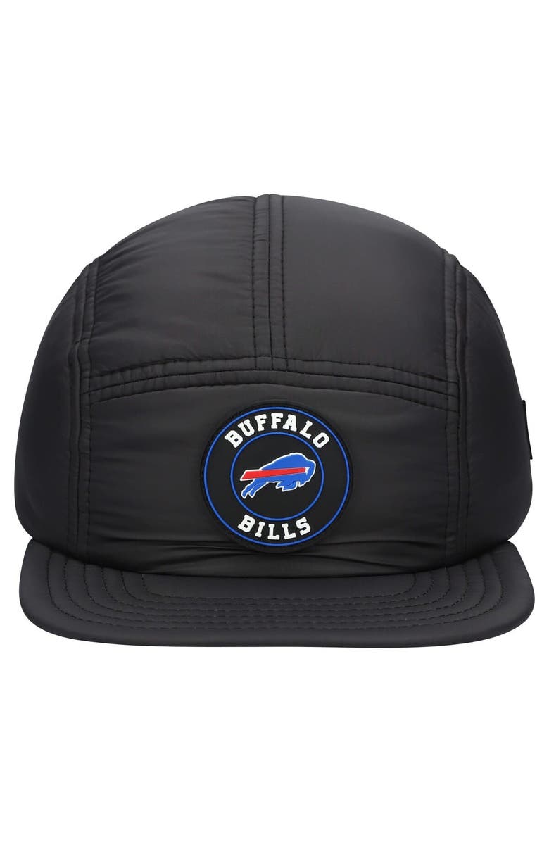 New Era Men's New Era  Black Buffalo Bills Quilted Camper Adjustable Hat, Alternate, color, Black