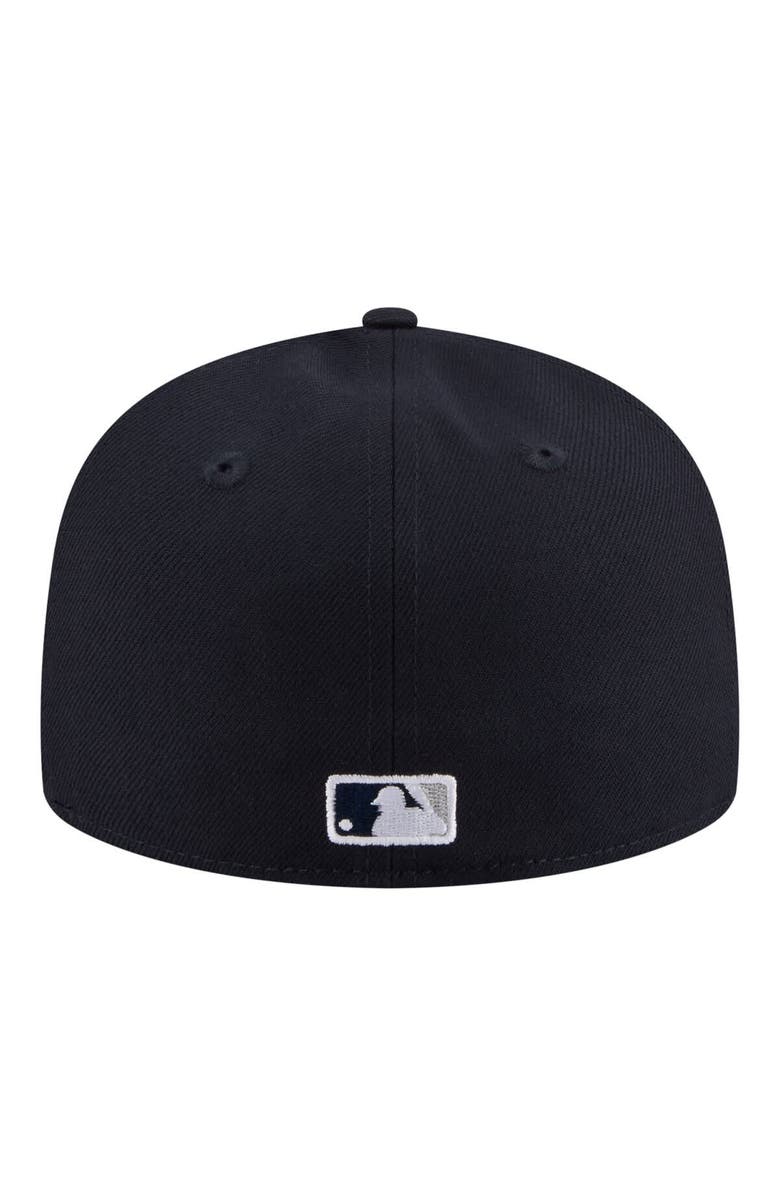 New Era Men's New Era  Navy New York Yankees Hidden Hit 59FIFTY Fitted Hat, Alternate, color, Navy