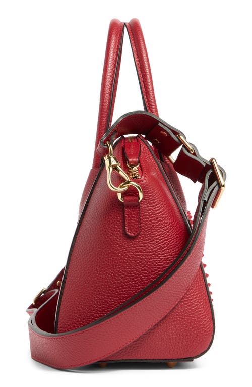 Valentino By Mario Valentino Minimi Vlogo Leather Shoulder Bag In Red