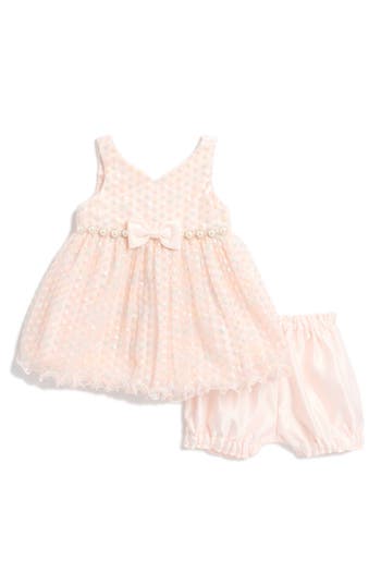 Shop American Princess Sequin Mesh Sleeveless Party Dress In Multi Blush