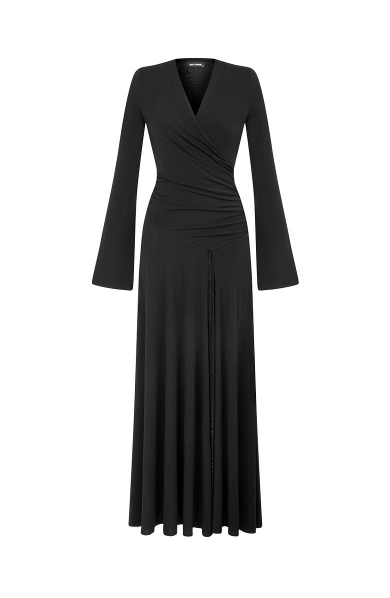 Nocturne Double Breasted Long Dress, Alternate, color,