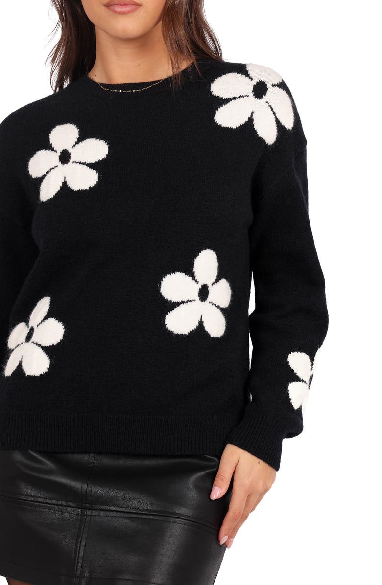 Petal & Pup Charlie Floral Crewneck Sweater, Alternate, color,