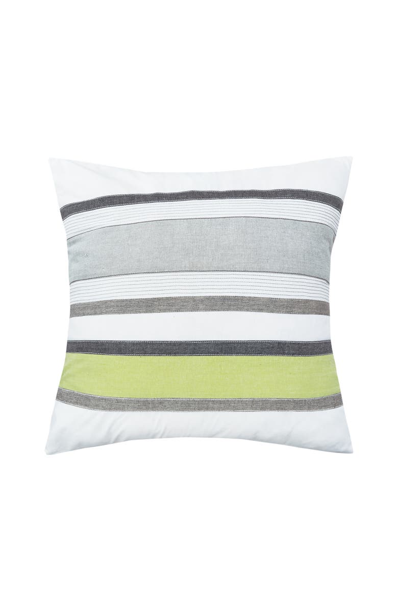 carol 
frank 26" x 26" Jones Cotton Euro Pillow Sham, Main, color, White