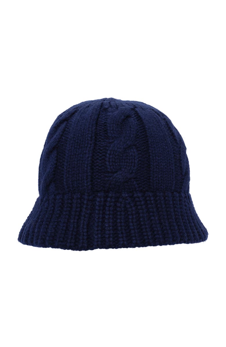 Polo Ralph Lauren Cable Knit Bucket, Alternate, color, Newport Navy