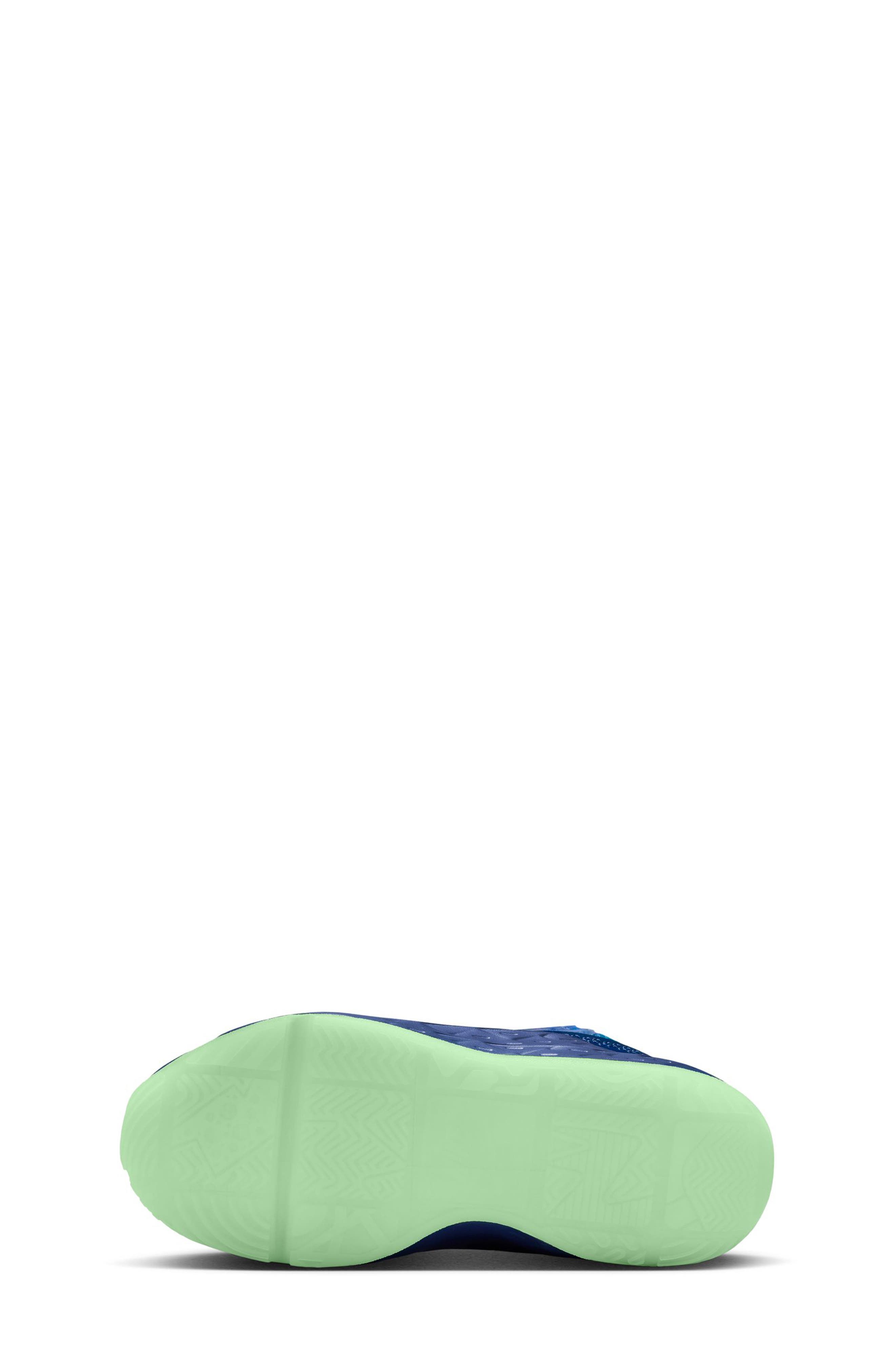 Nike Kids' x Lego Team Hustle Sneaker, Alternate, color, Brave Blue/ Black