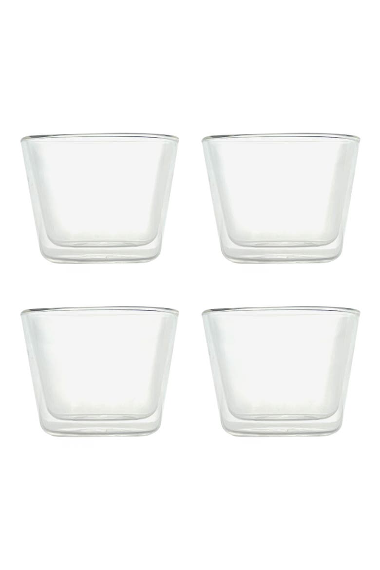 Rocks Set of 4 Glasses, Main, color, CLEAR