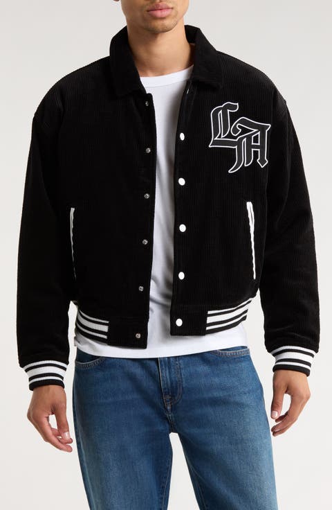LA Corduroy Varsity Jacket
