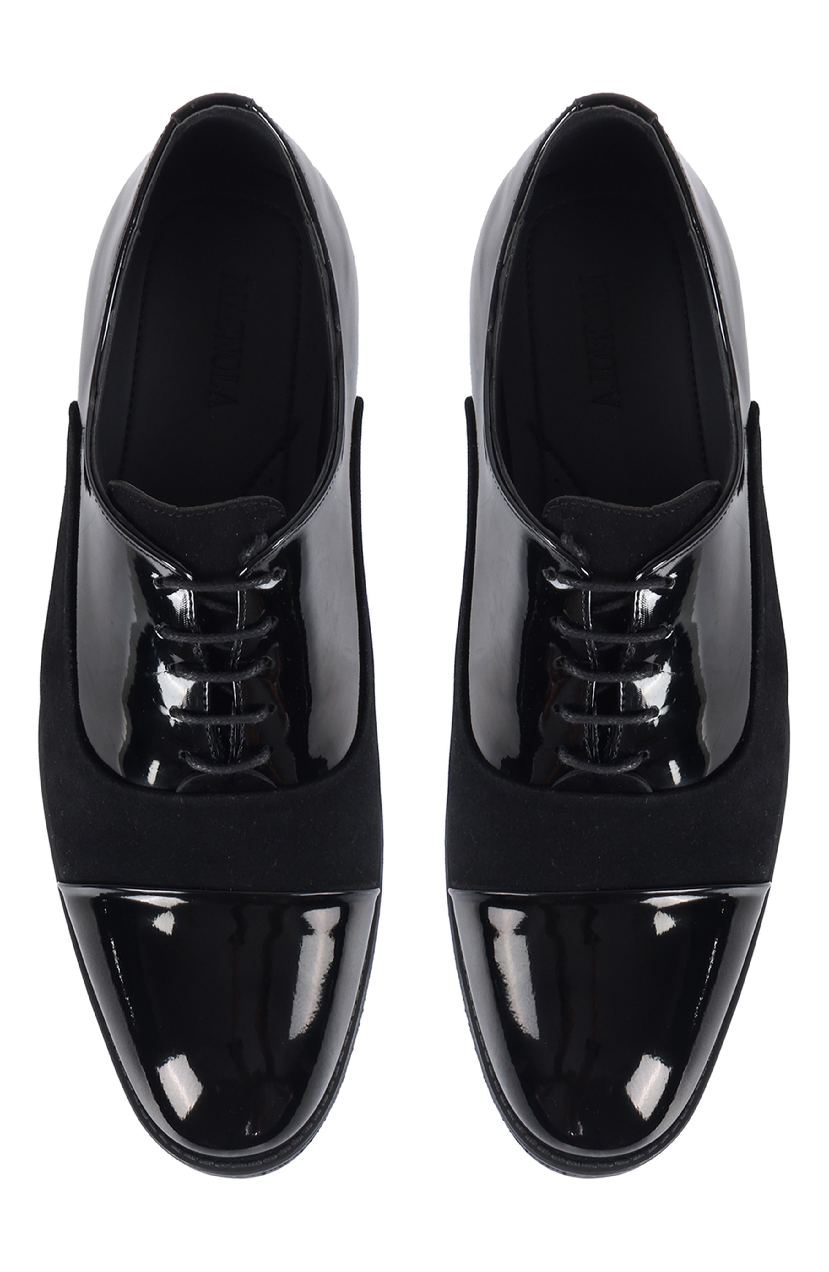 Preston Cap Toe Oxford, Alternate, color, BLACK