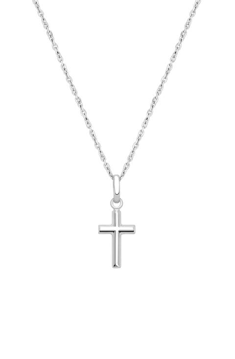 14K Gold Everlasting Faith Cross Necklace
