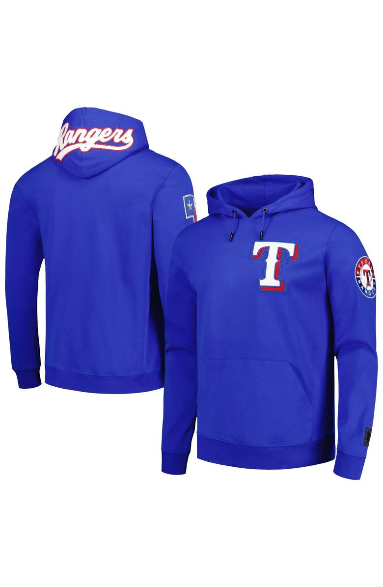 PRO STANDARD Men's Pro Standard Royal Texas Rangers Team Logo Pullover Hoodie, Main, color,