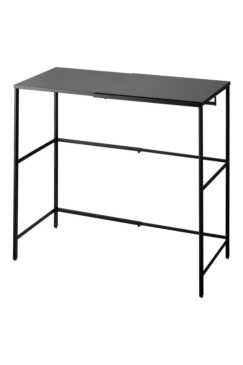 Suitcase Rack, Main, color, BLACK