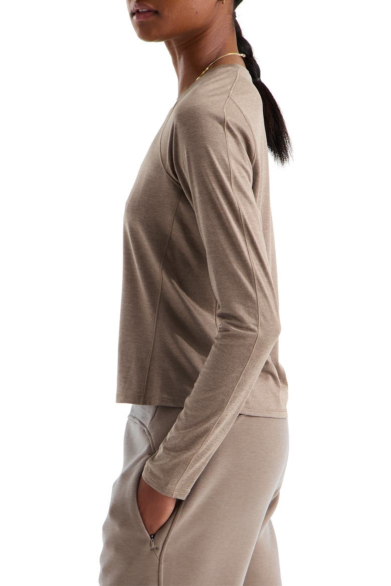 Jaida FlashDry-XD Performance Long Sleeve T-Shirt, Alternate, color, GARNET LIGHT HEATHER