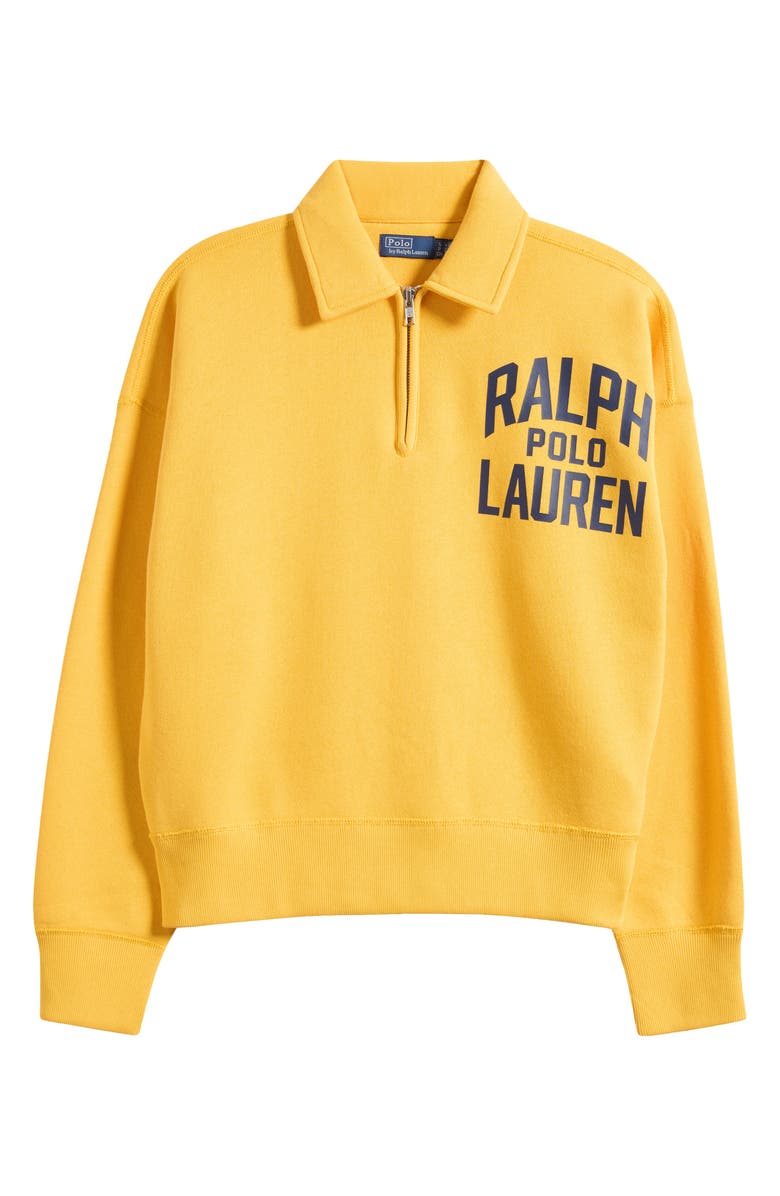 Polo Ralph Lauren Cotton Blend Quarter Zip Sweatshirt, Alternate, color, 