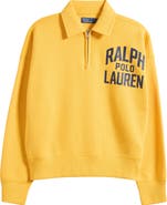 Polo Ralph Lauren Cotton Blend Quarter Zip Sweatshirt