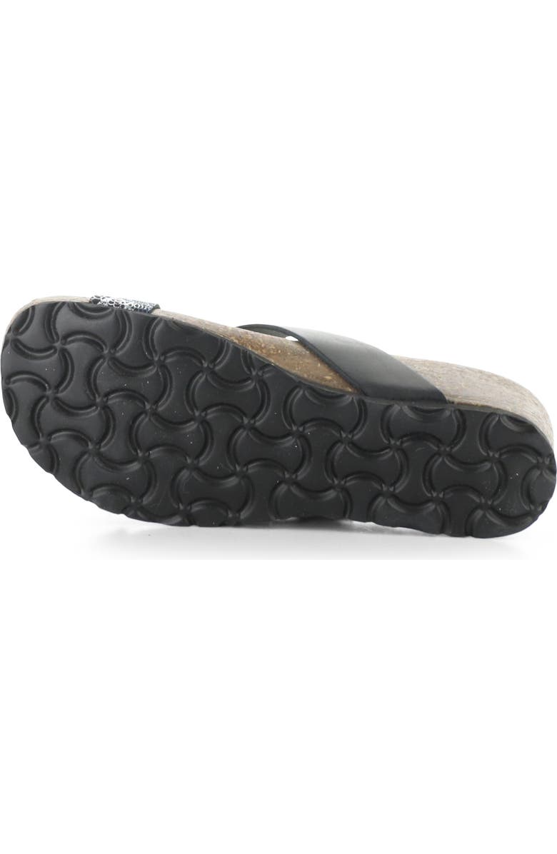 Bos.
Co. Lina Wedge Slide Sandal, Alternate, color, Black