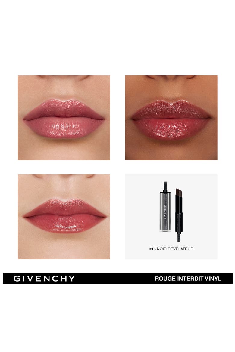 Rouge Interdit Vinyl Extreme Shine Lipstick, Alternate, color, 16 NOIR REVELATEUR