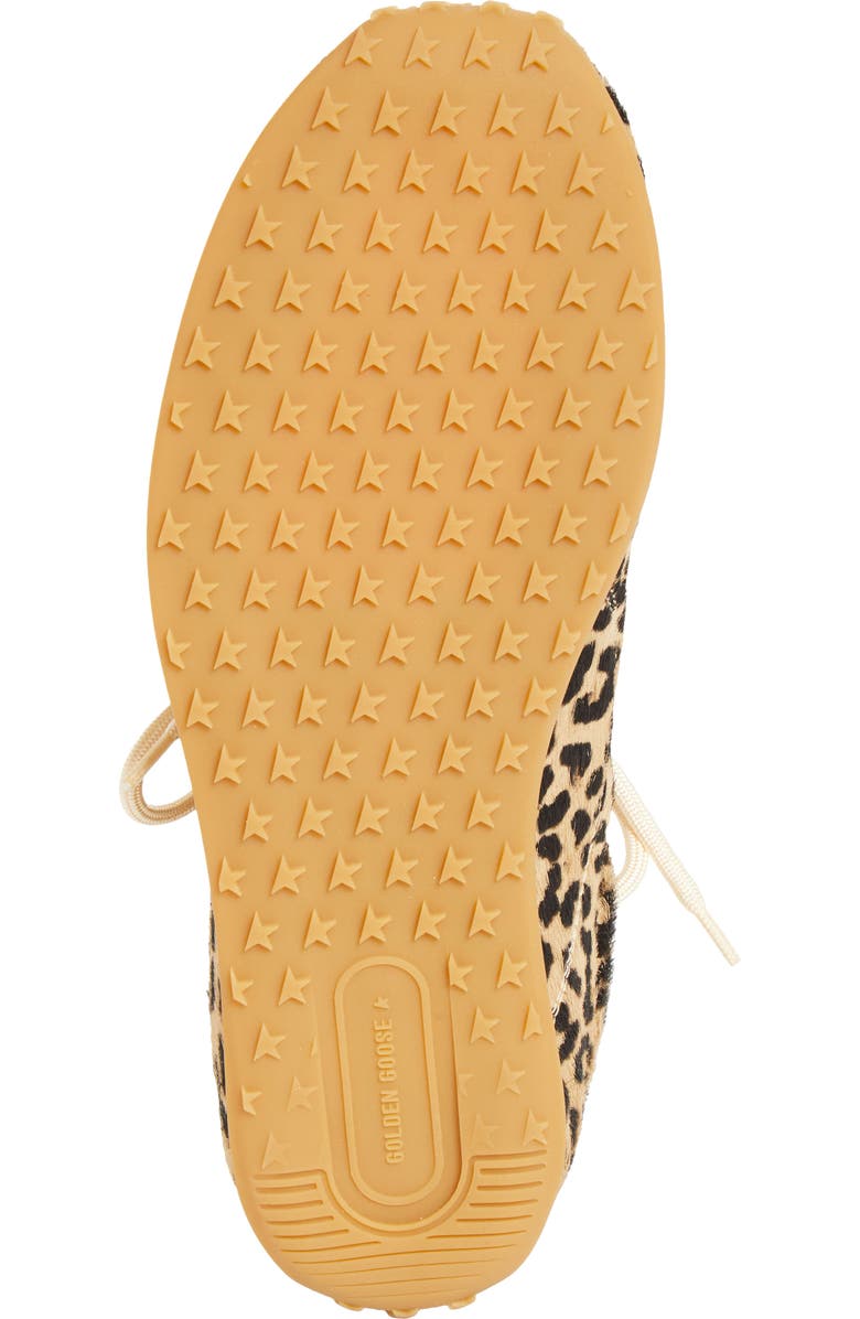 Golden Goose Marathon Speed Genuine Calf Hair Sneaker, Alternate, color, Brown/ Black Leo