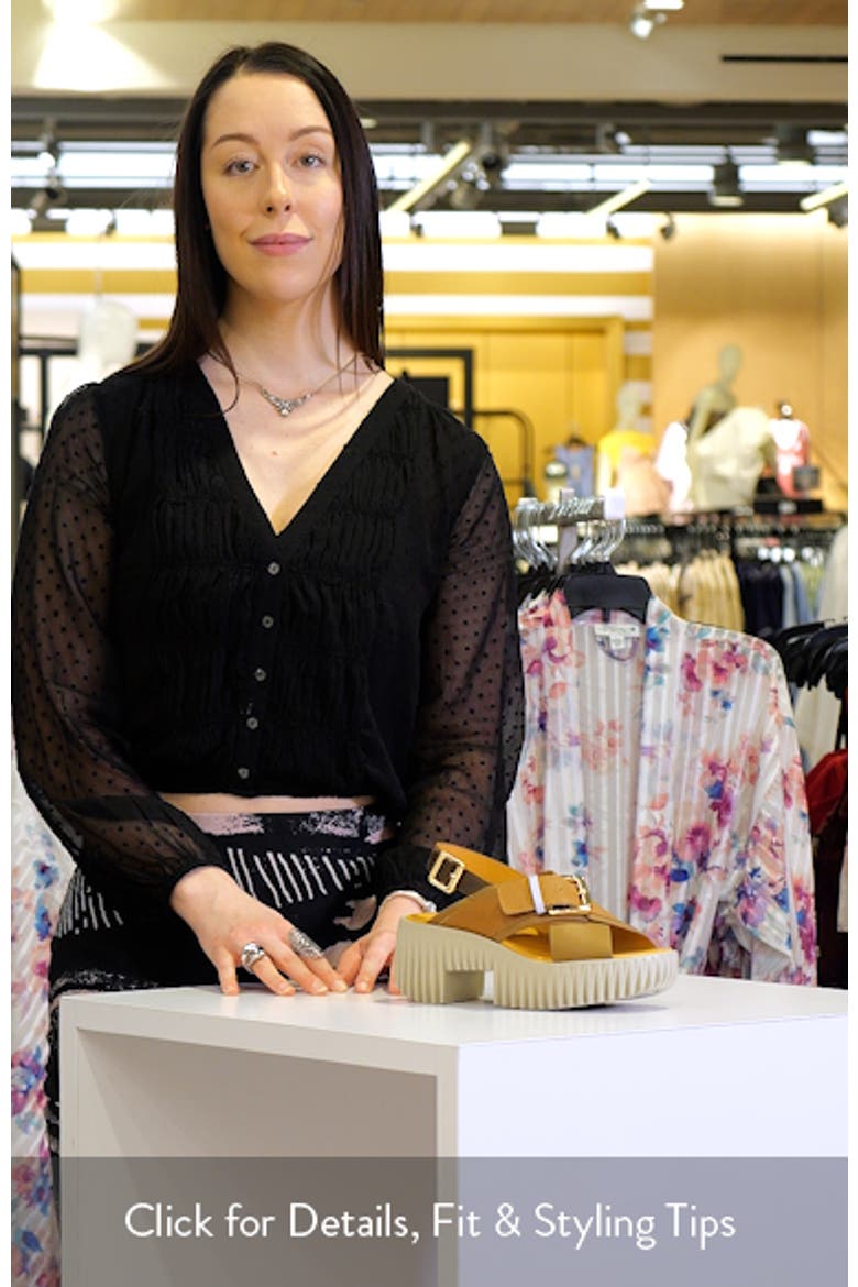 Plia Juno Platform Slingback Sandal video