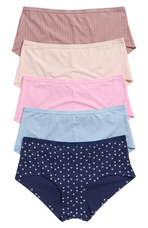 Emilia 5-Pack Boyshorts