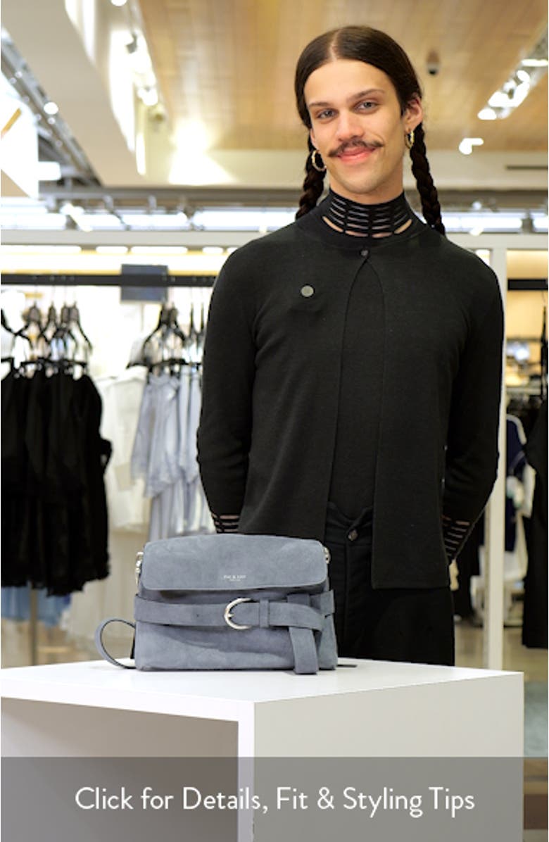 Lexington Flap Suede Crossbody Bag, sales video thumbnail