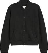 Caslon® Quilted Cotton Bomber Jacket