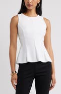 Open Edit Crewneck Flared Tank
