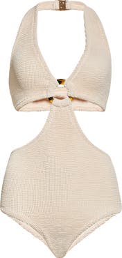 Hunza G One-Piece Cutout Swimsuit