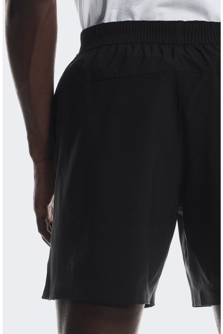Focus Stretch Running Shorts, Alternate, color, BLACK