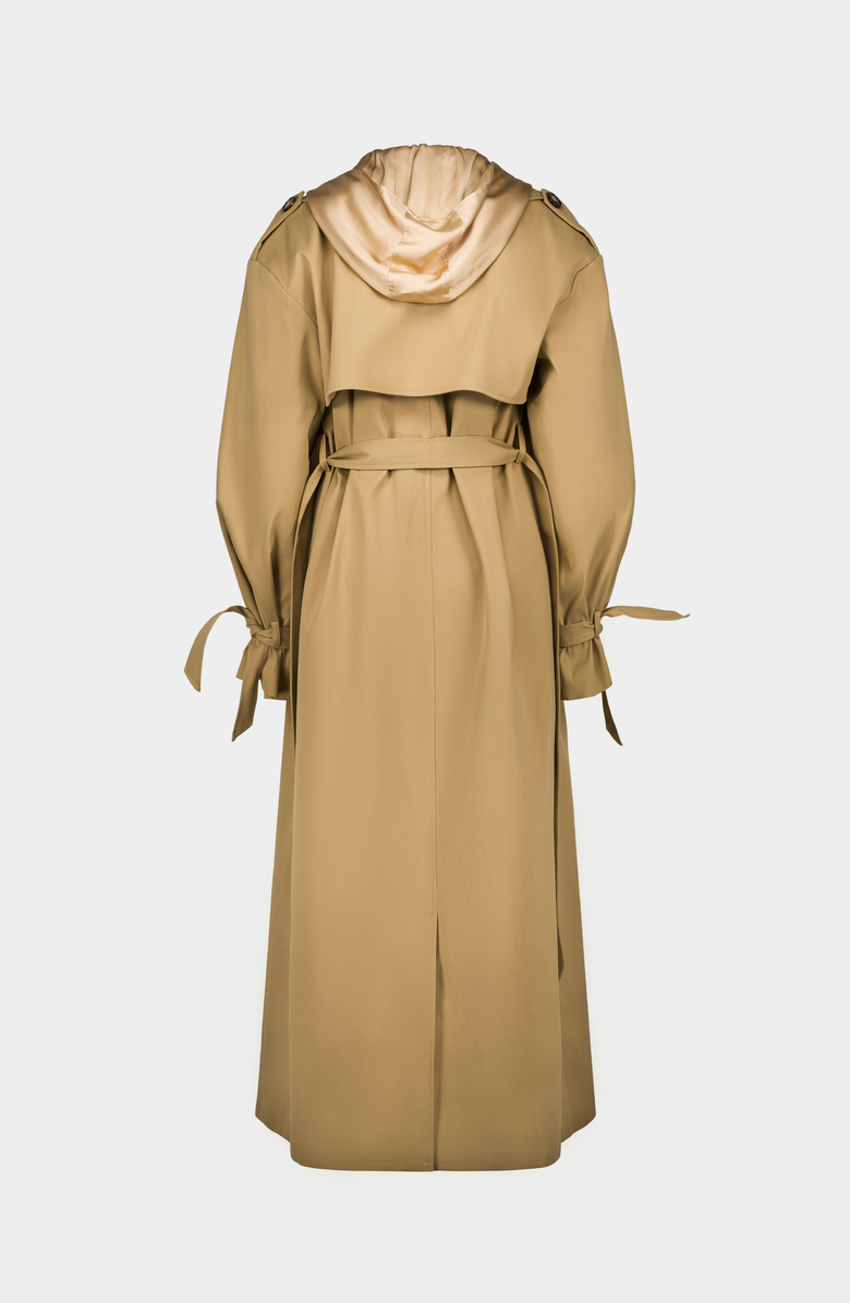 SAEMDI Aurora Trench Coat, Alternate, color, Camel