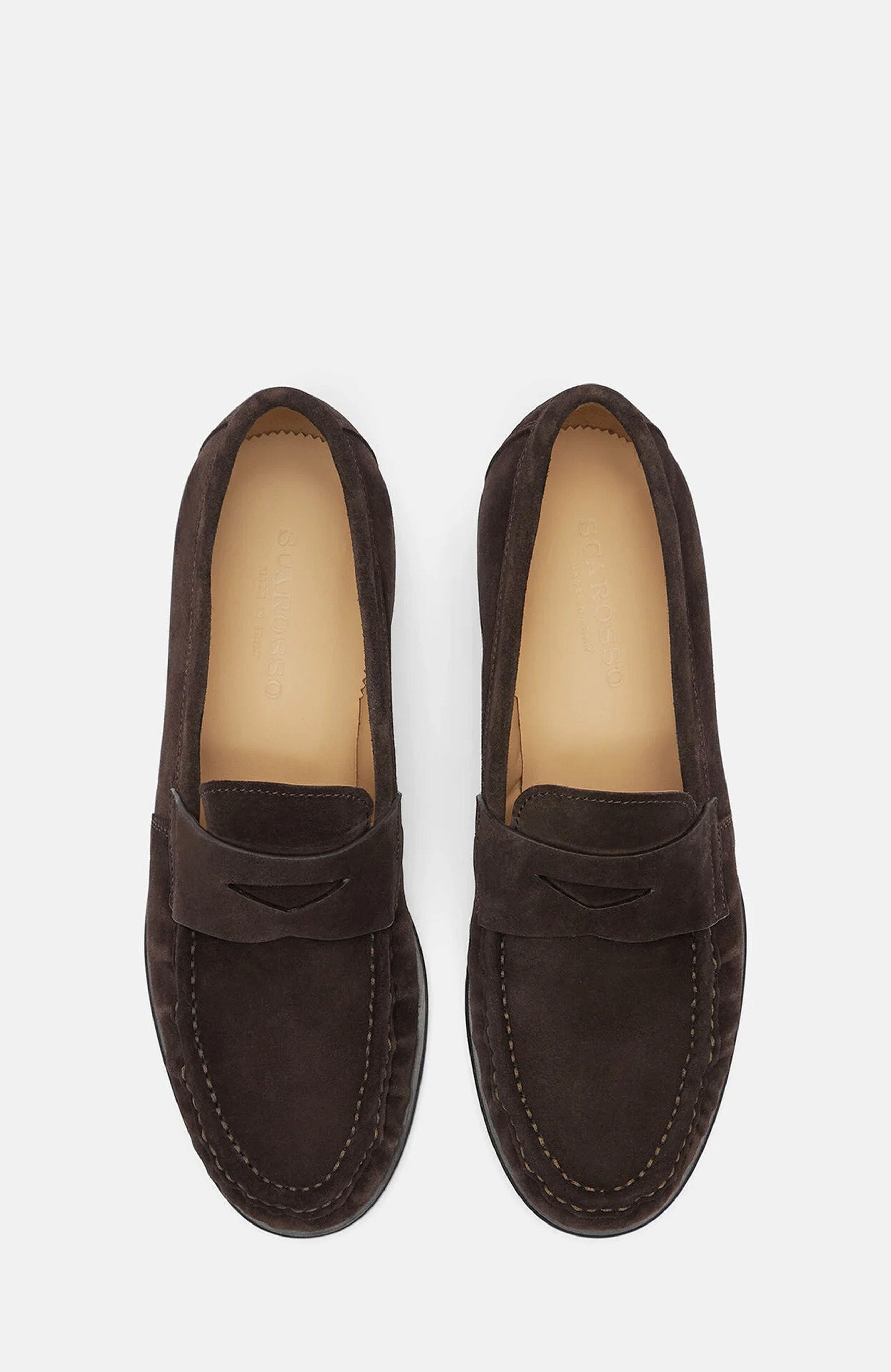 Fred Loafers, Alternate, color, Brown - Suede