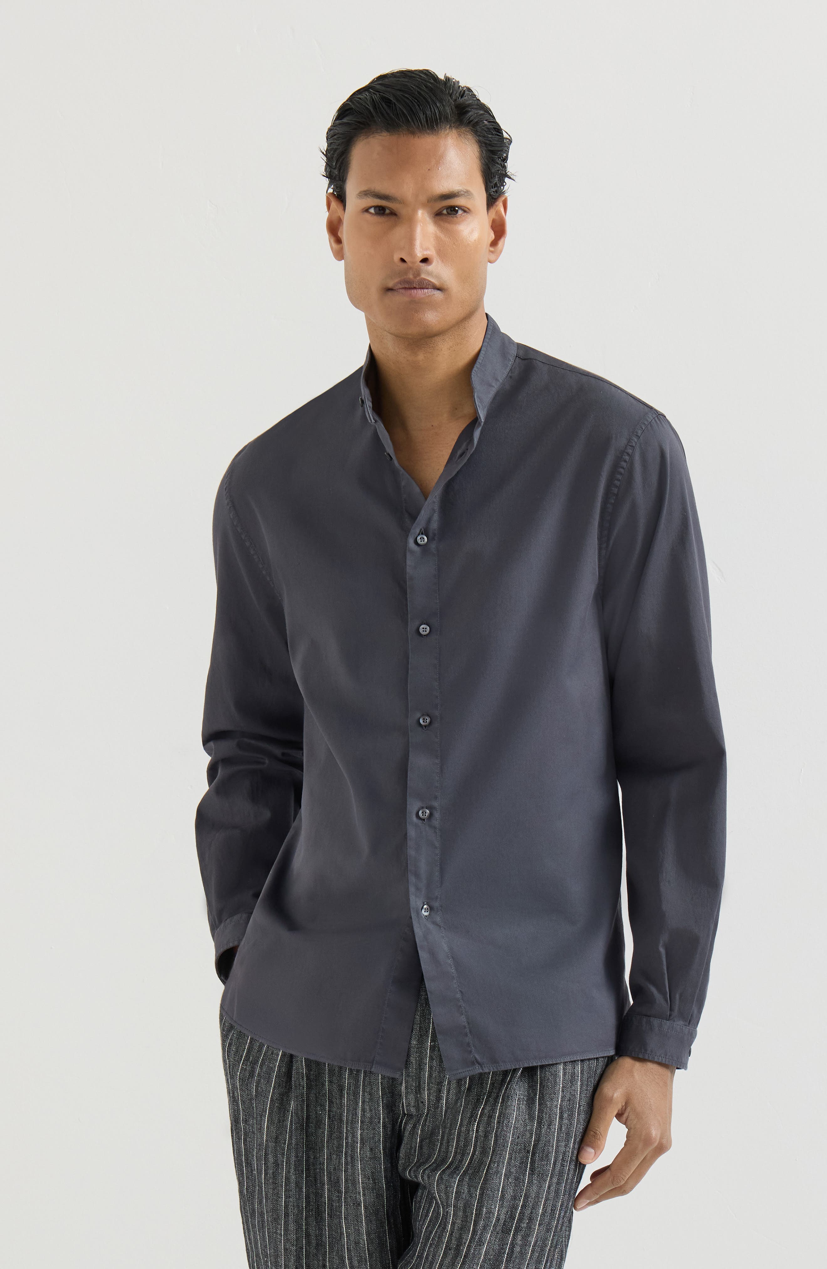 Garment-dyed shirt