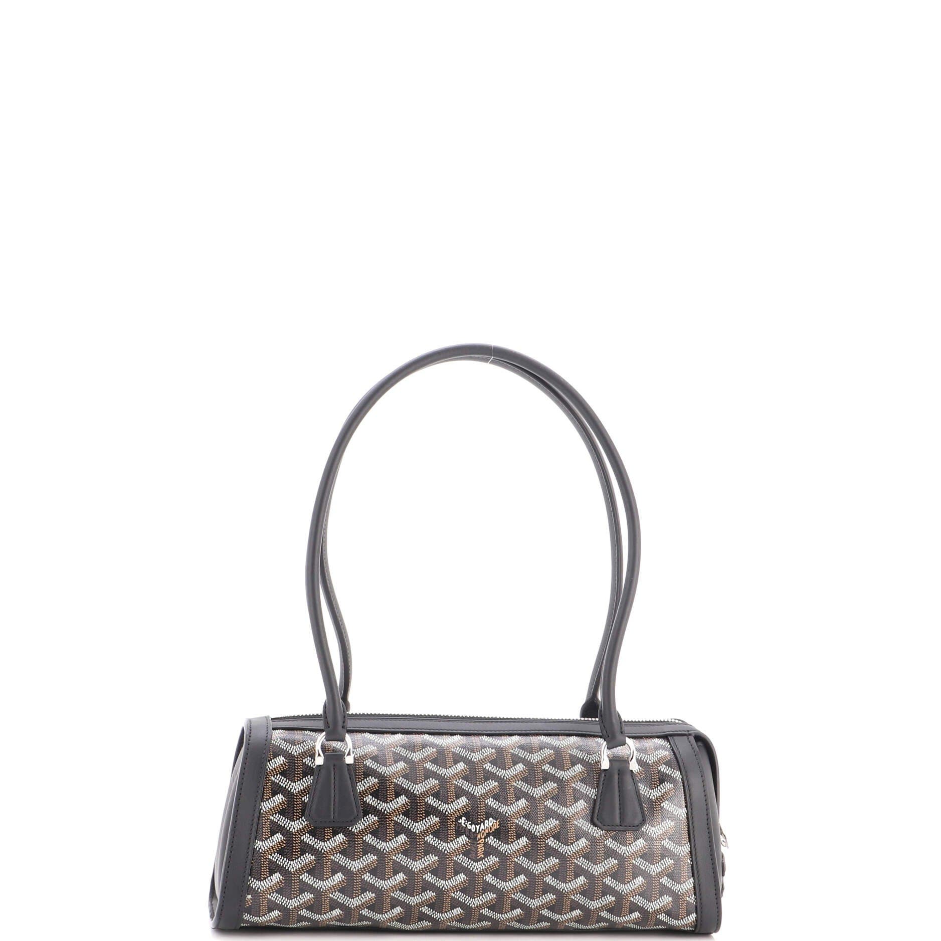 Bonbonniere Bag Coated Canvas, Alternate, color, Black