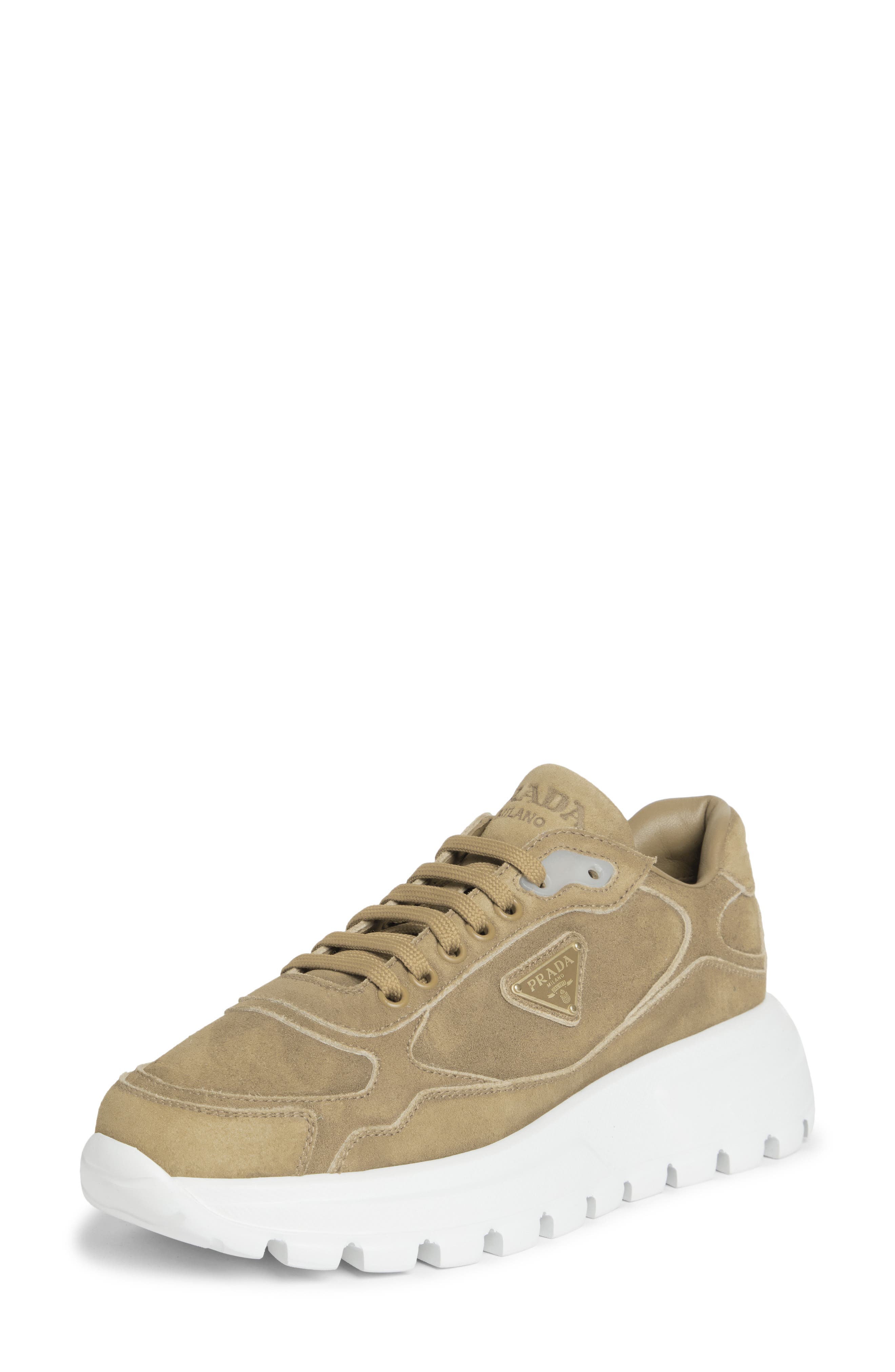 Prada Prax 1 Platform Sneaker, Main, color, 