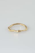 Meideya Little Snake Textured Ring