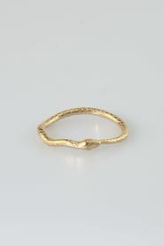 Meideya Little Snake Textured Ring