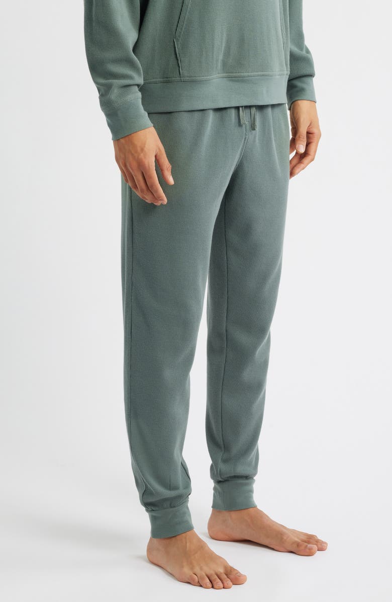 Nordstrom Thermal Lounge Joggers, Alternate, color, Green Balsam