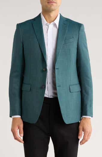 John Varvatos Star USA Chevron Virgin Wool Two-Button Sport Coat