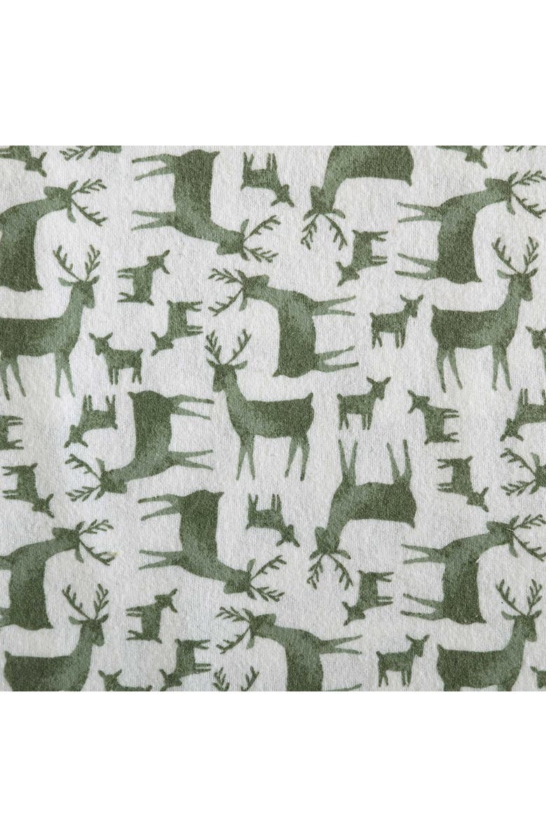 Eddie Bauer Deer Camp Cotton Flannel Sheet Set, Alternate, color, Green