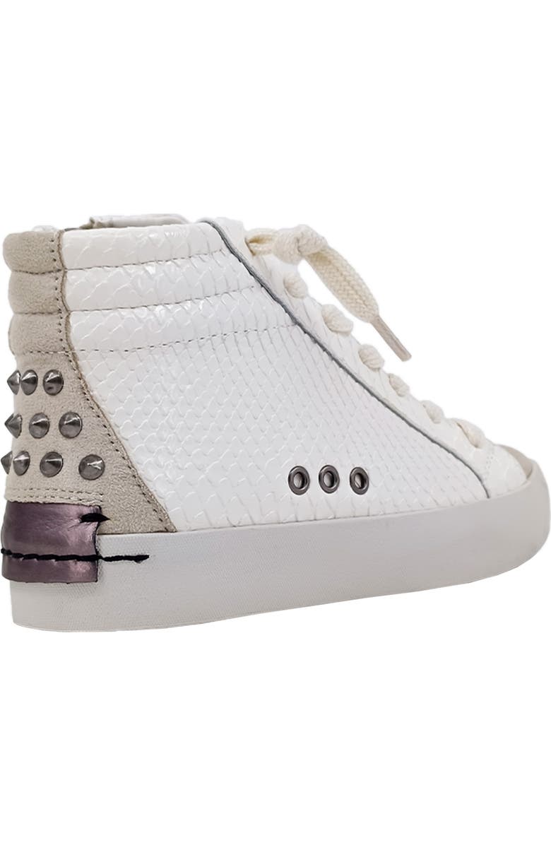 SHUSHOP Kids' Reese Studded High Top Sneaker, Alternate, color, Bone Snake