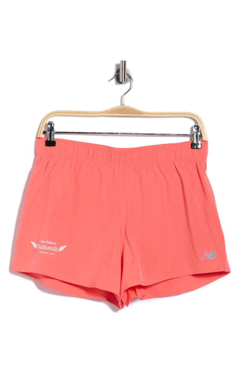New Balance 3-Inch Shorts, Main, color, Red
