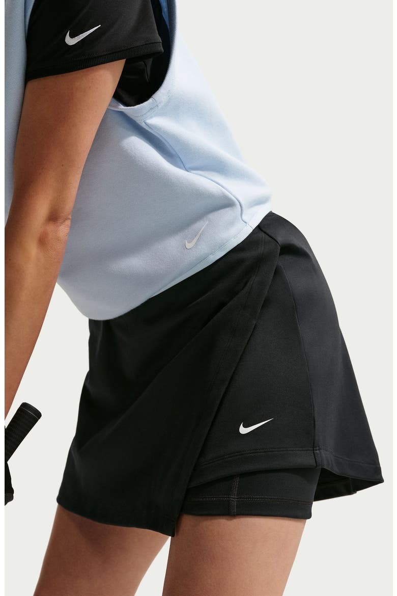 Dri-FIT Golf Skirt, Alternate, color, 010 BLACK/SAIL