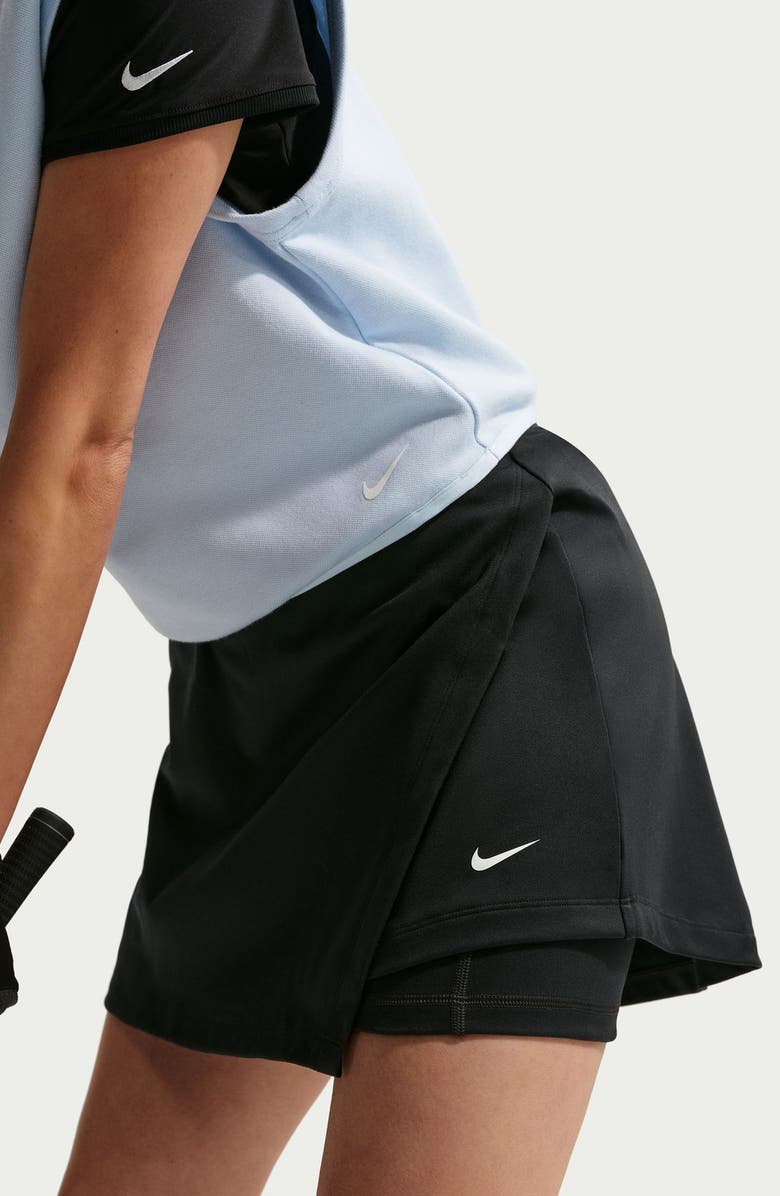 Nike Dri-FIT Golf Skirt, Alternate, color, 010 Black/Sail
