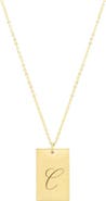 Set & Stones Stella Initial Necklace