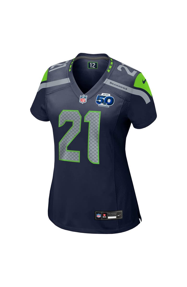 Nike Women's Nike Devon Witherspoon College Navy Seattle Seahawks Team 50th Season Game Jersey, Alternate, color, College Navy