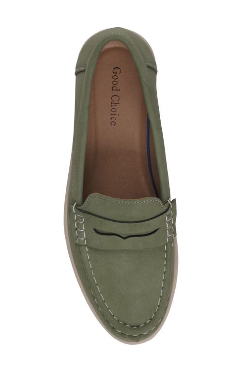 Gc Shoes Fallon Penny Loafer In Green