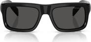 Prada 56mm Rectangular Sunglasses