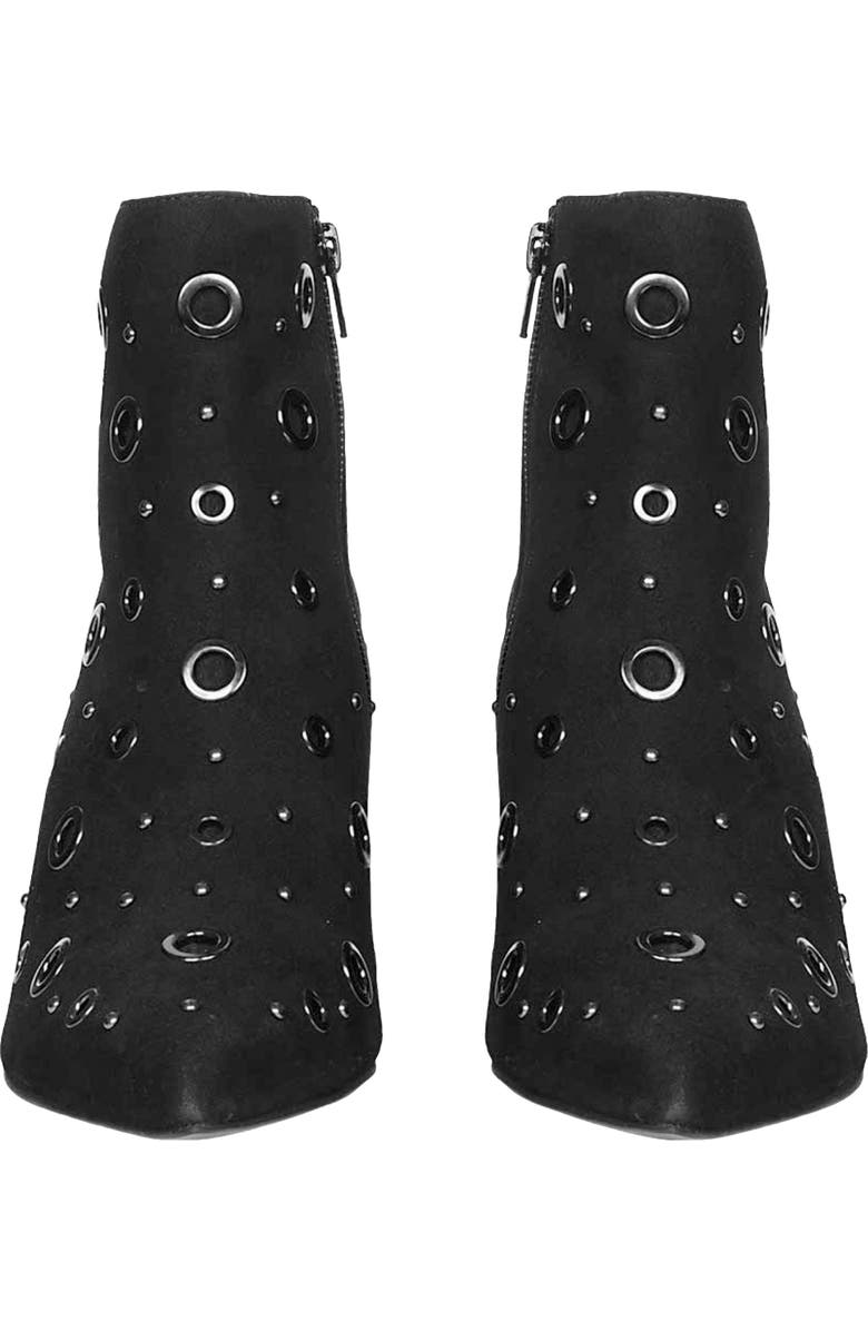 SAINT G Uru Pointed Toe Bootie, Alternate, color, Black Suede