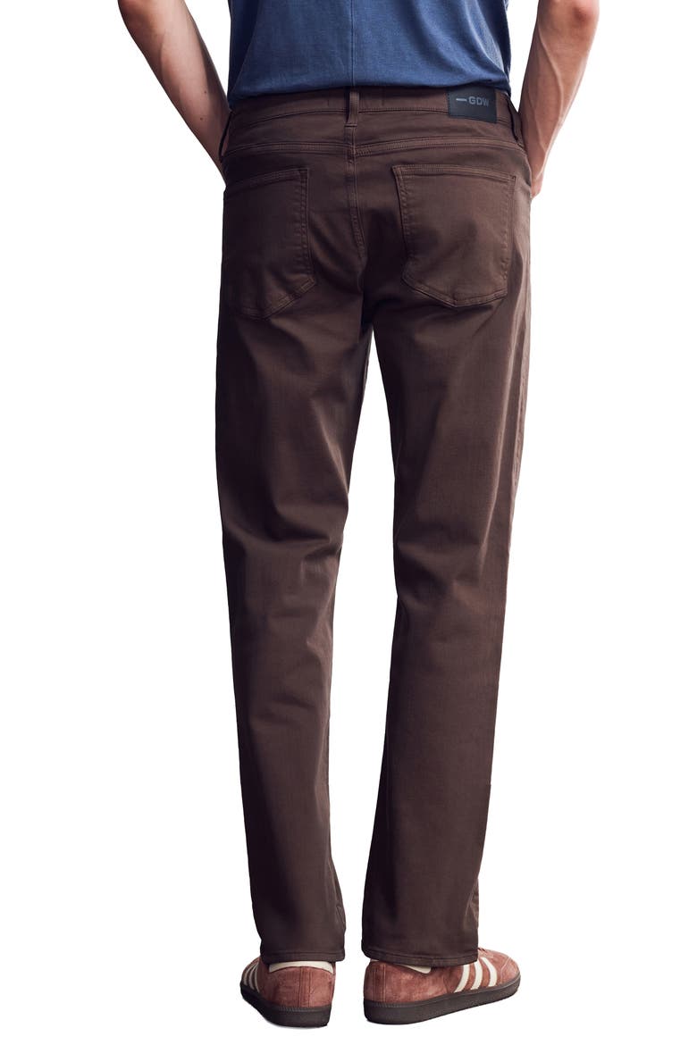 Bridge Straight Leg Jeans, Alternate, color, COFFEE BEAN DENIM