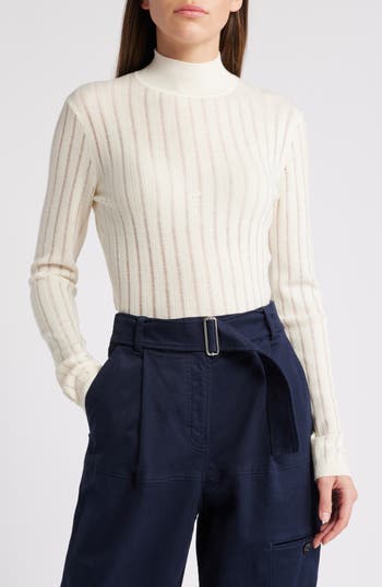 Hugo Boss Boss Fatirami Rib Wool Mockneck Sweater